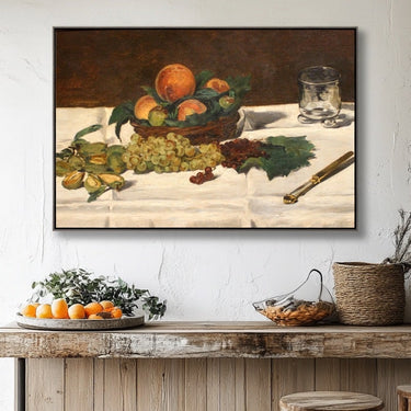 Famous Painting with Fruit